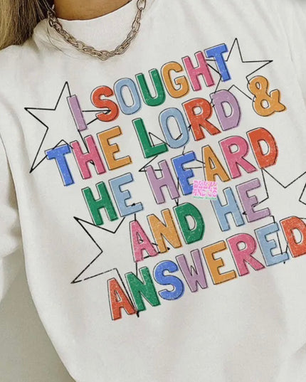 I sought the Lord tee