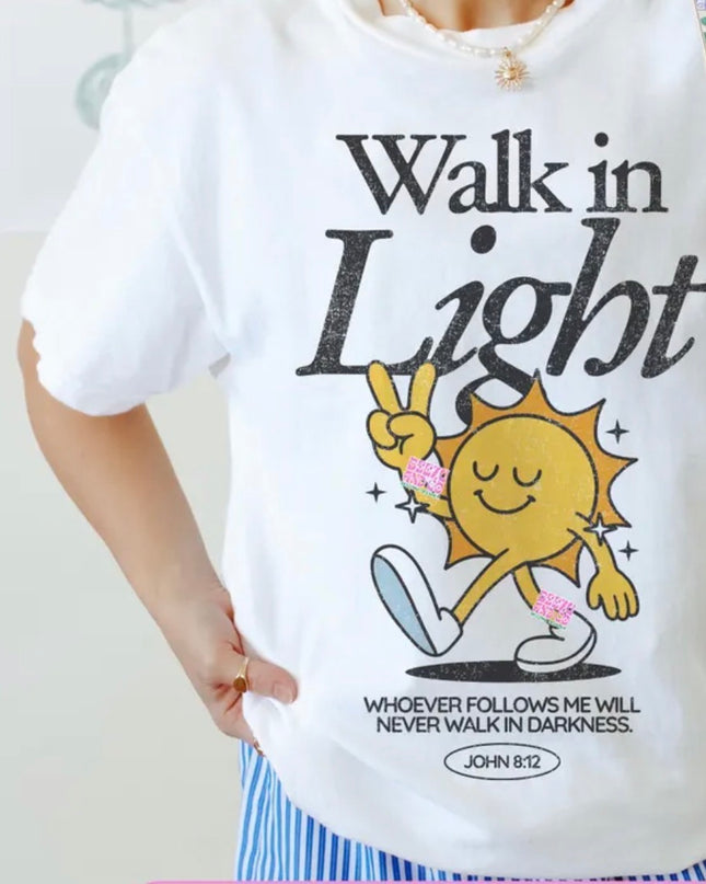 Walk in the light tee