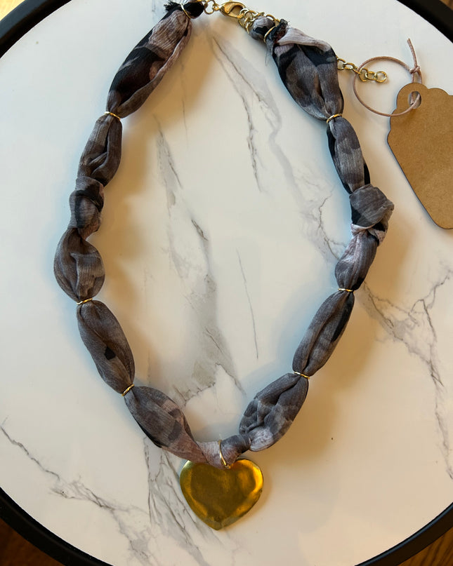 Scarf necklace