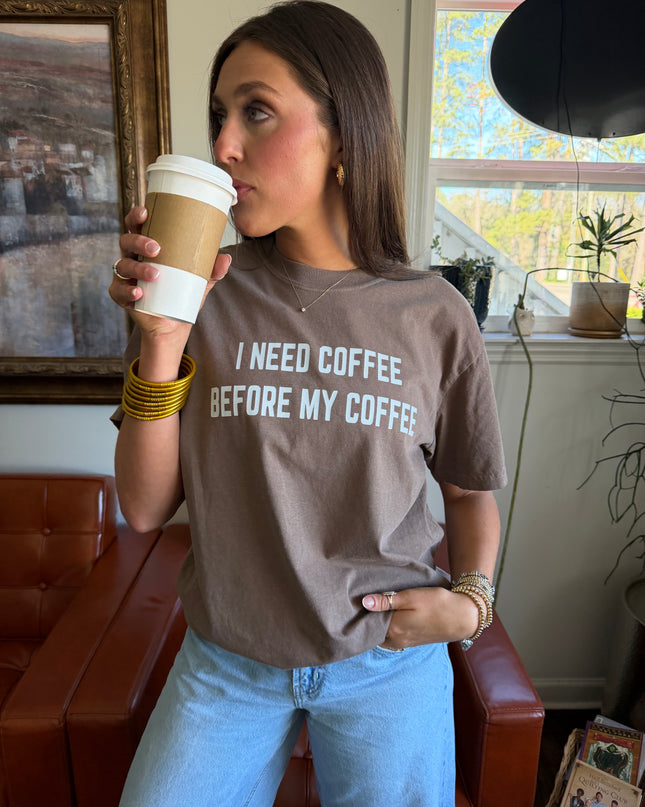 Need coffee tee
