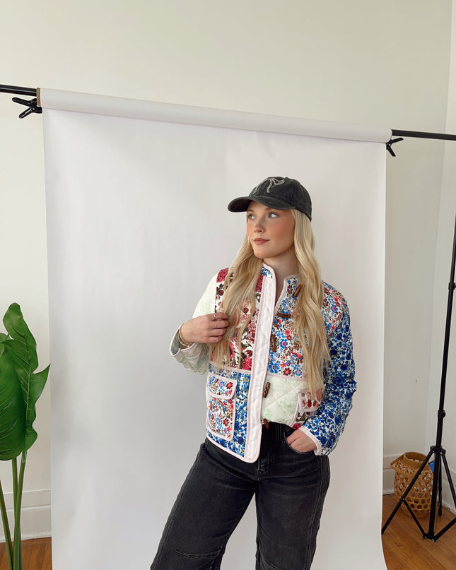 Winter Rose Quilted Jacket