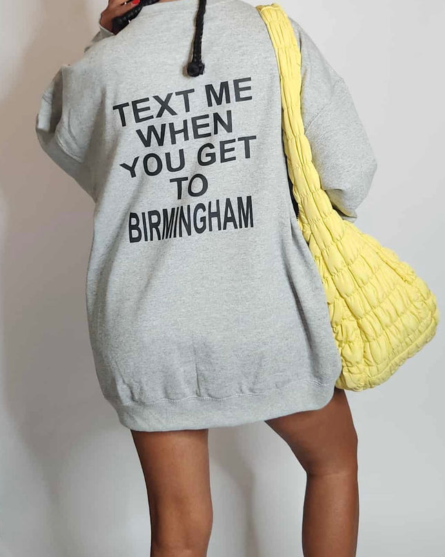 Text me smiley sweatshirt