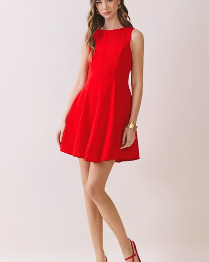 Red Merrit dress
