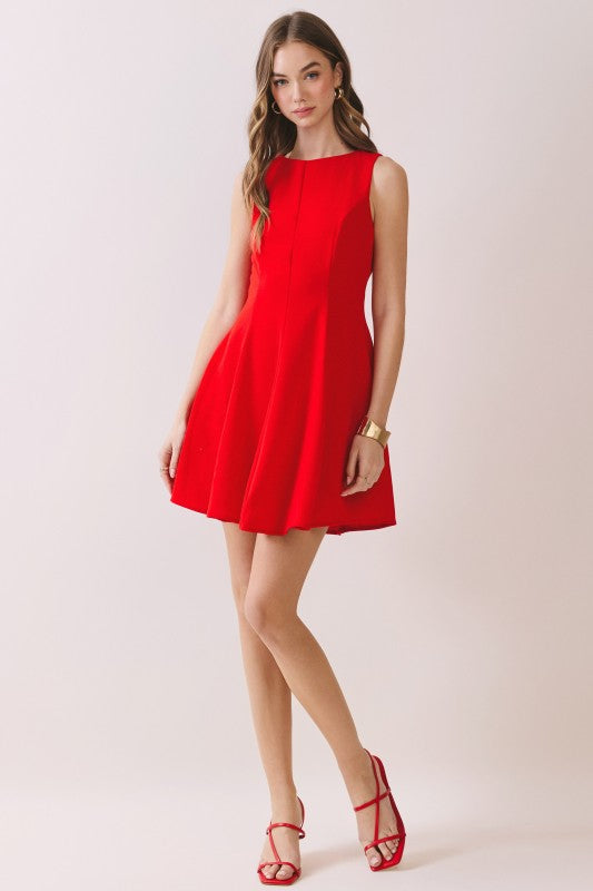 Red Merrit dress