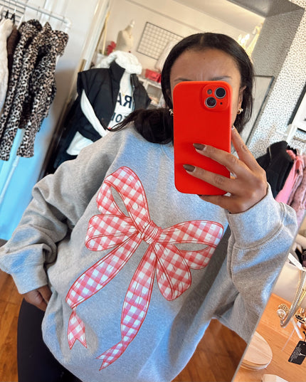 Big bow sweatshirt