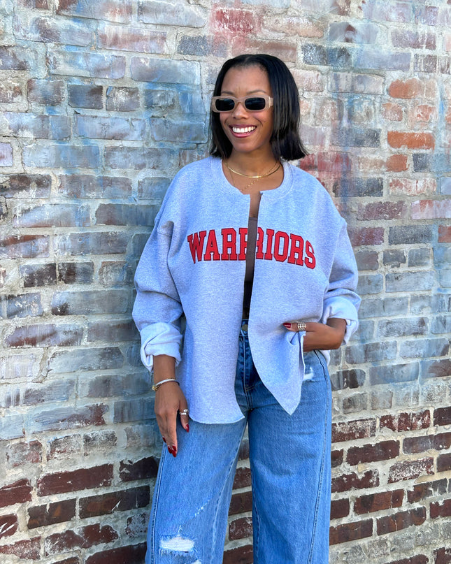 WARRIORS sweatshirt/cardi