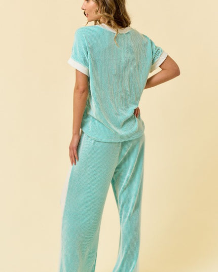 Linley ribbed set