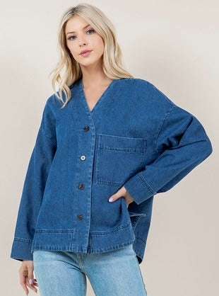 Denni denim shirt jacket