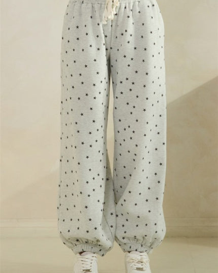 Star sweat pants grey