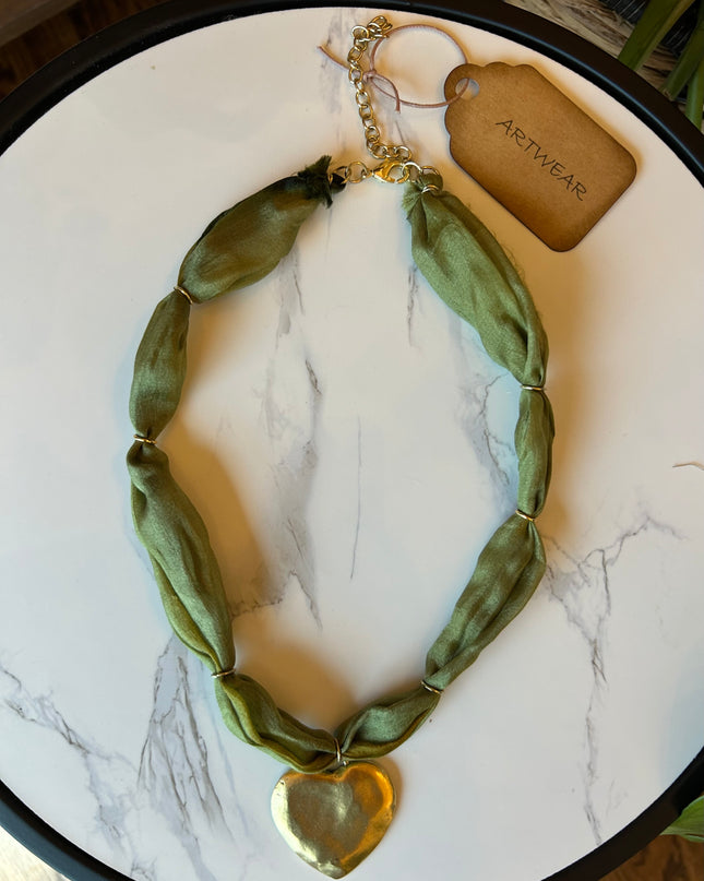Scarf necklace