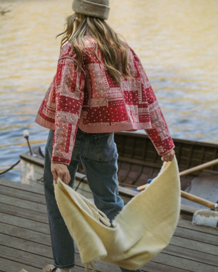 Roxy red bandana jacket