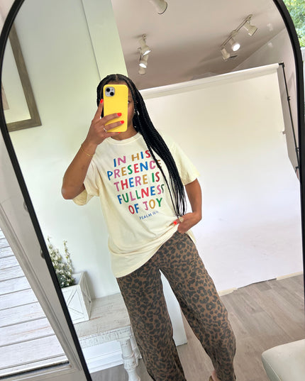 In his presence tee