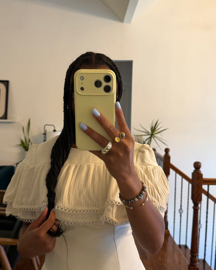 Cora cape mini dress