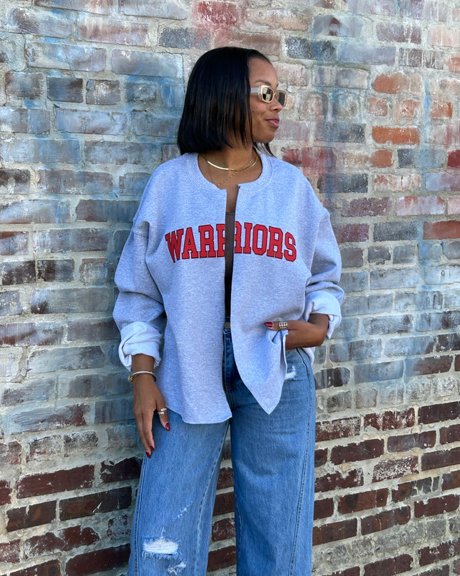 WARRIORS sweatshirt/cardi