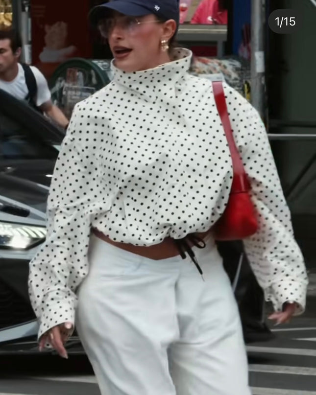 Paige polka dot jacket