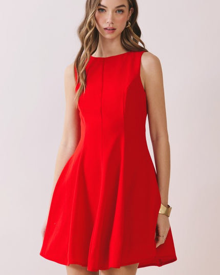 Red Merrit dress