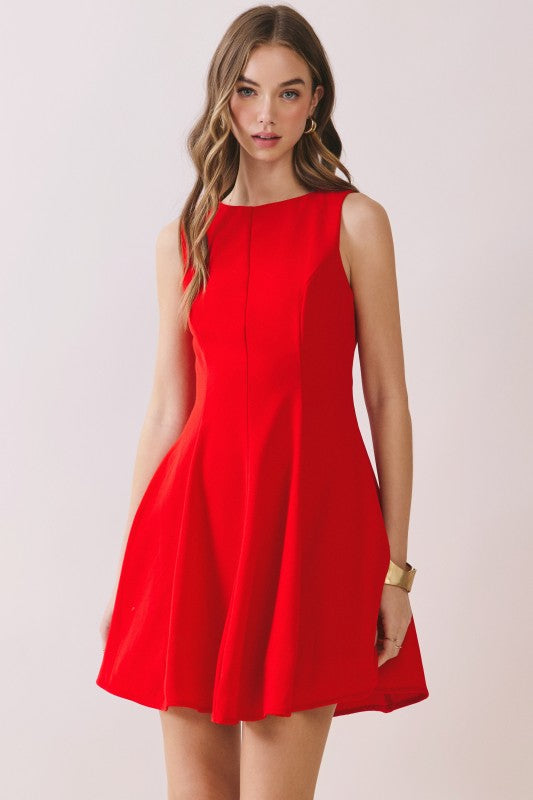 Red Merrit dress