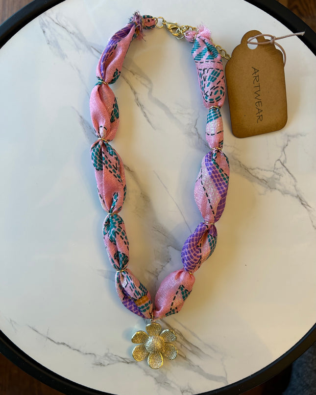 Scarf necklace