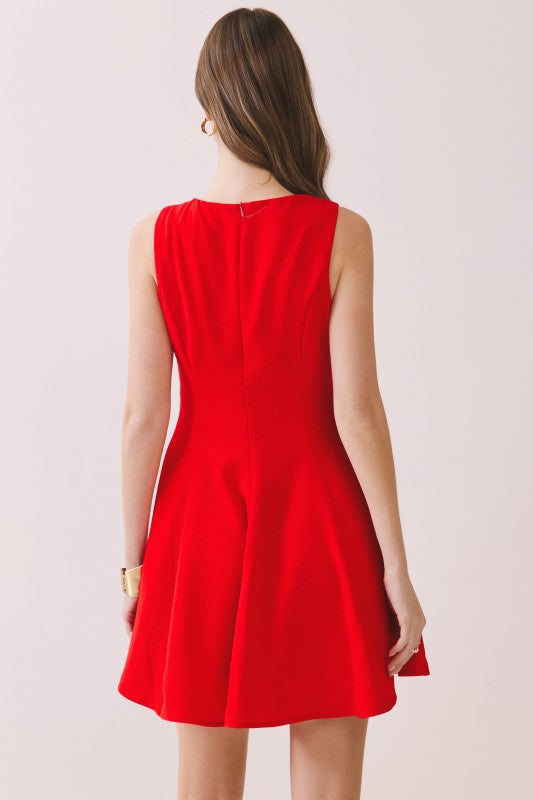 Red Merrit dress