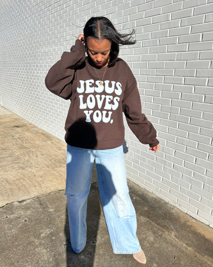 Jesus loves you sweatshirt