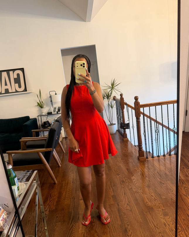 Red Merrit dress
