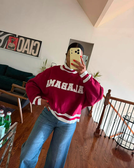 ALABAMA mock neck sweatshirt