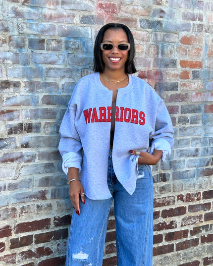 WARRIORS sweatshirt/cardi