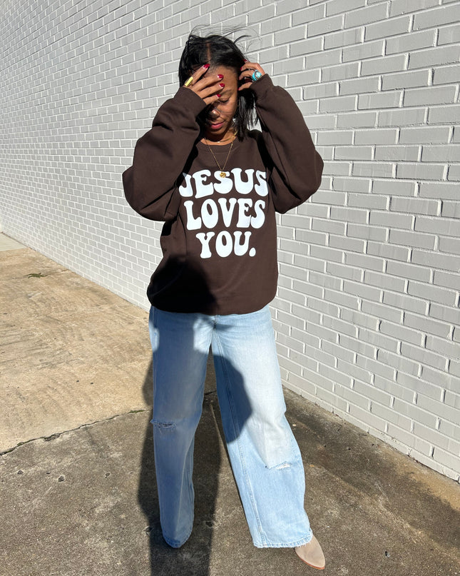 Jesus loves you sweatshirt