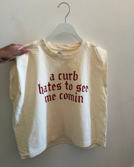 Curb muscle tee