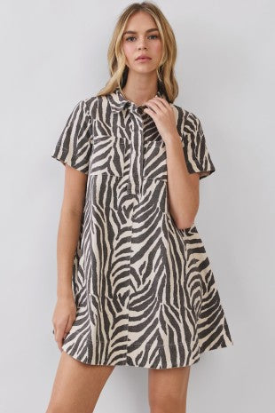 Zoe zebra dress
