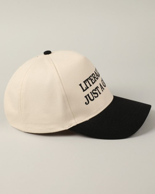Just a girl cap