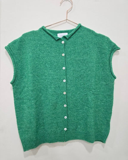 Piper vest/cardi green