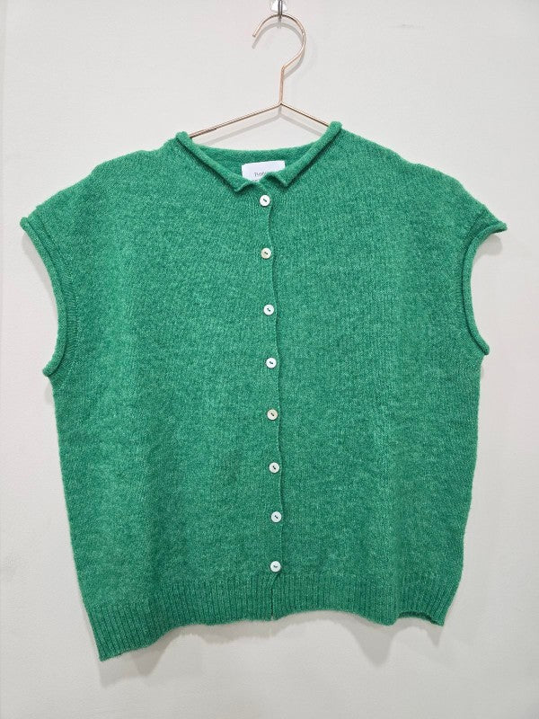 Piper vest/cardi green